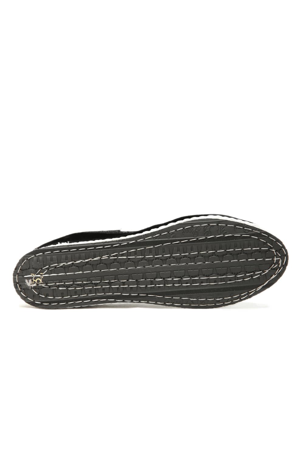 Rialto Velours Trépointe Blanc Femme Noir