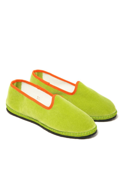 Rialto Color Mix Velluto Donna Verde Acido