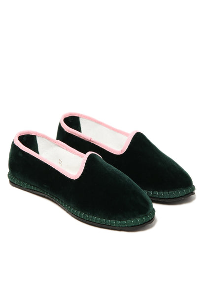 Rialto Color Mix Velvet Women Bottle Green