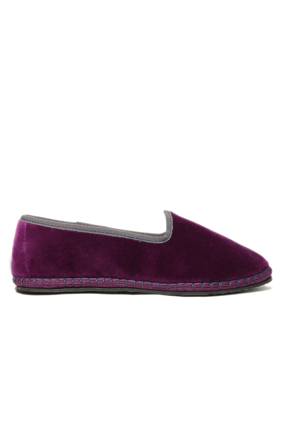 Rialto Color Mix Velvet Contrast Plum