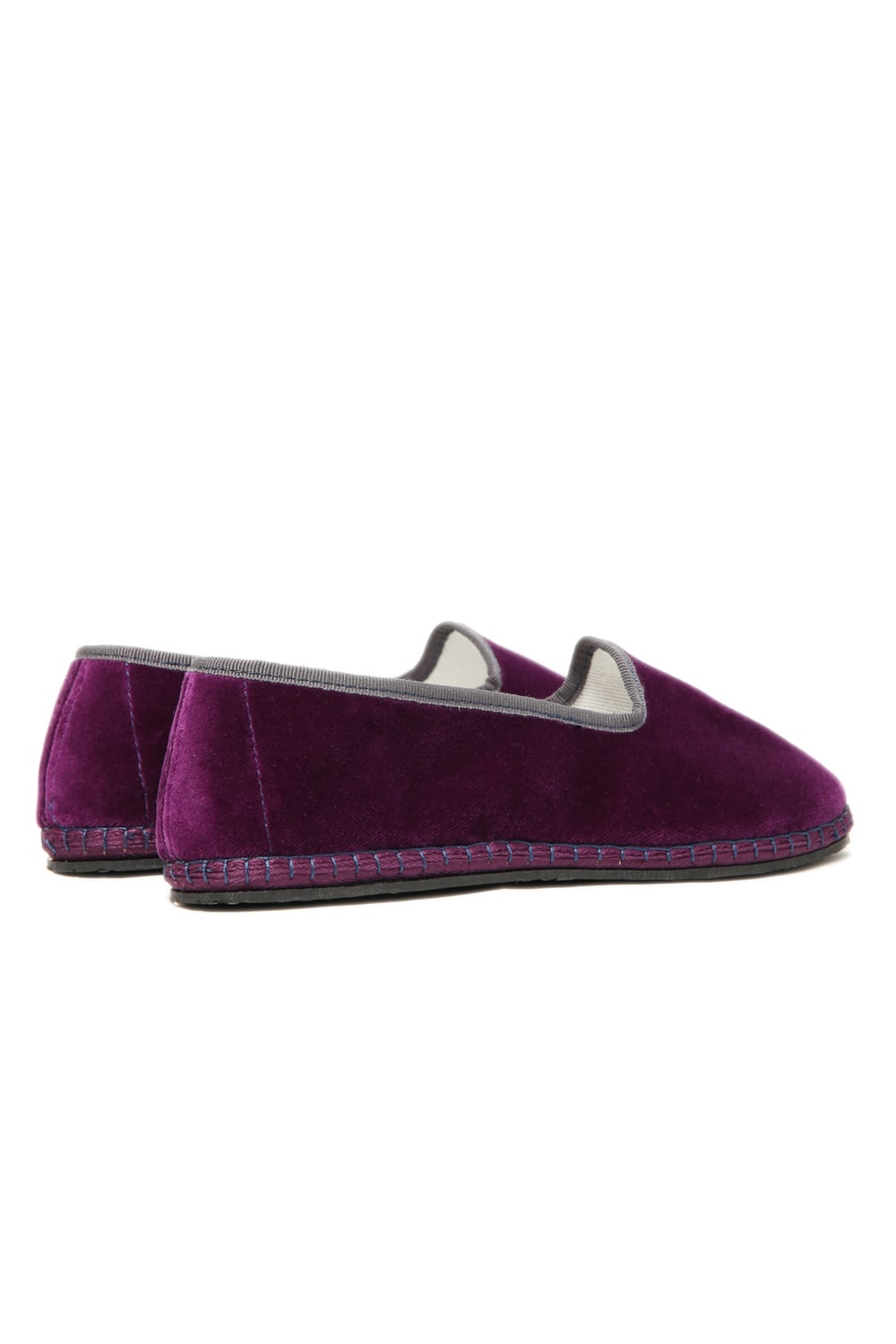 Rialto Color Mix Velvet Contrast Plum