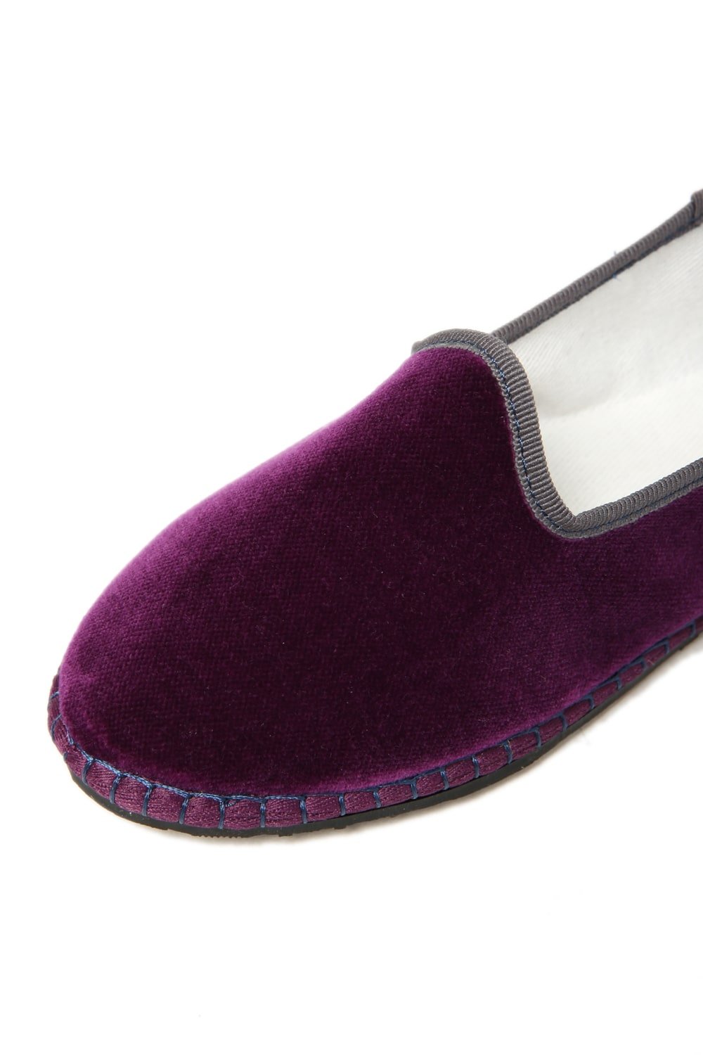 Rialto Color Mix Velvet Contrast Plum